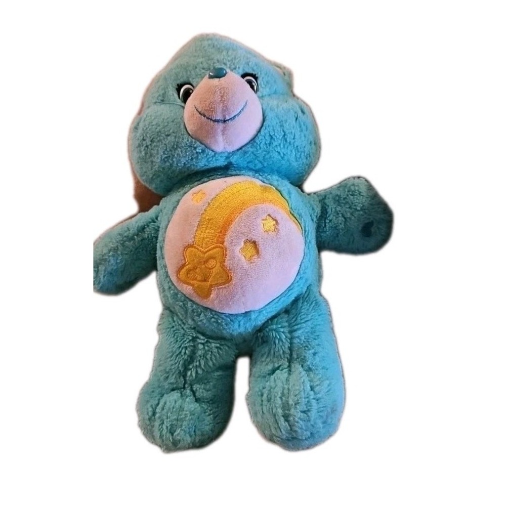 Care Bears Stuffed Animal Wish Bear Large Plush Blue Bear Toy Just Play 2015
